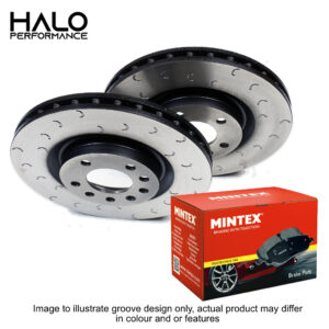 Rear Brake Discs and pads to fit Subaru Impreza WRX Turbo