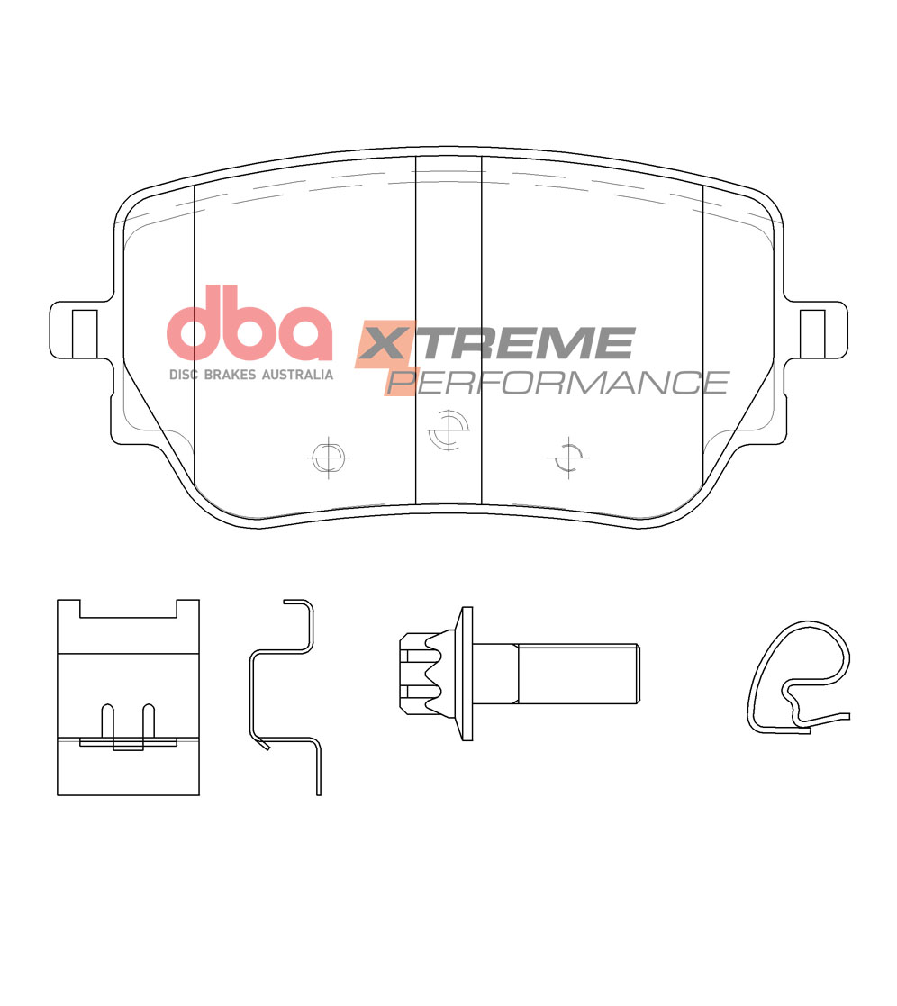 Mercedes A45s W177 Rear DBA Xtreme Brake Pads - Image 2