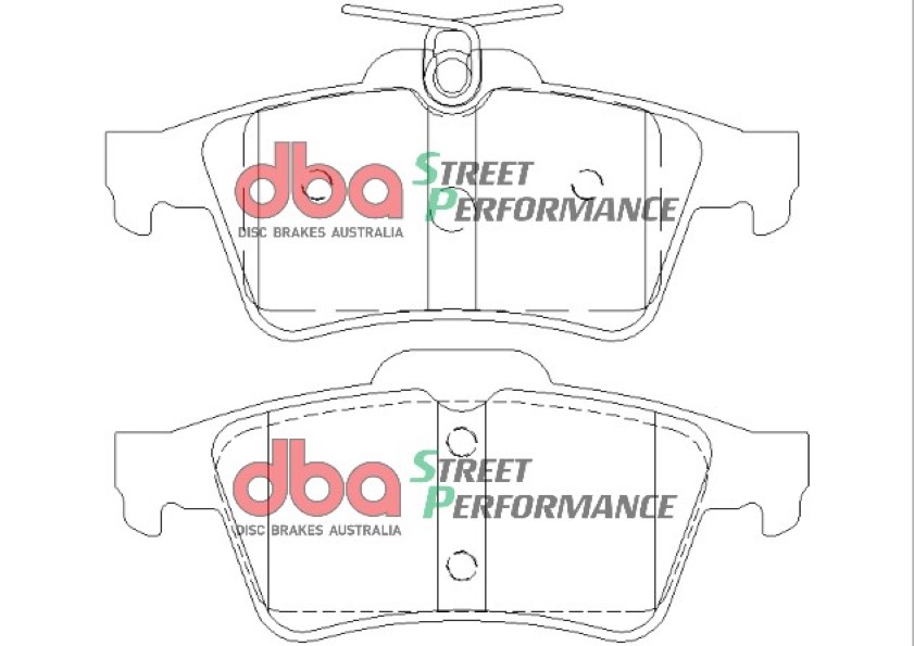Rear DBA Performance Street Pads to fit Focus ST/RS MK3 - Image 1