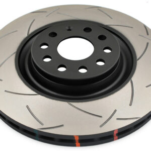 Front DBA 4000 Series T3 Slotted Brake Discs to fit VW Golf R MK7