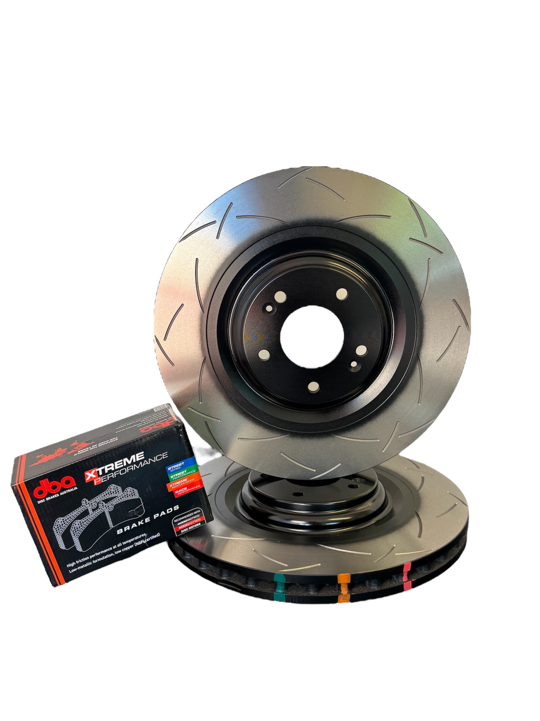 Hyundai I30N FL Front DBA Discs with DBA Xtreme Brake Pads