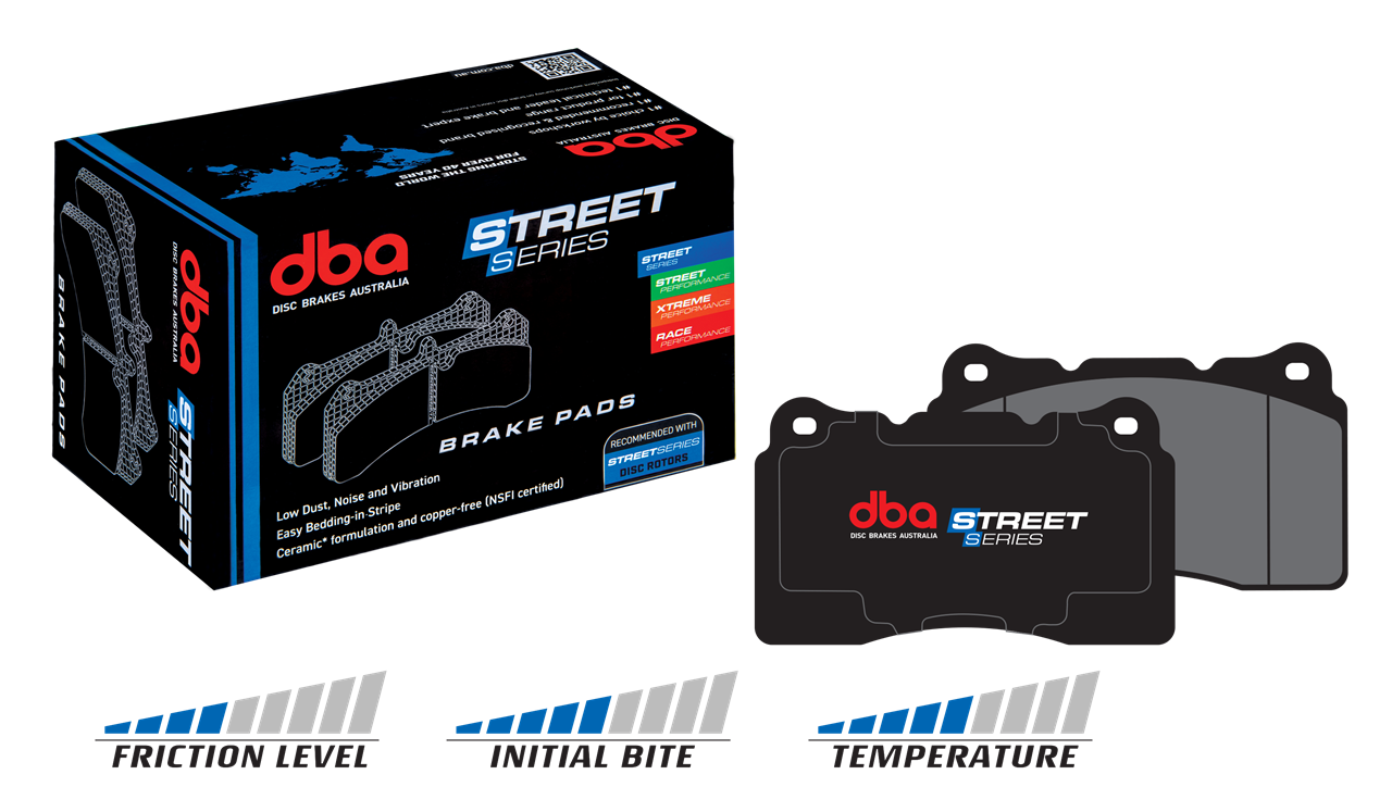 Front DBA Street Series Ceramic Pads to fit Nissan Skyline GTR