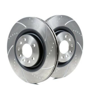 Rear Dimpled and Grooved Brake Discs to fit Honda CR-Z (ZF) 1.5 IMA
