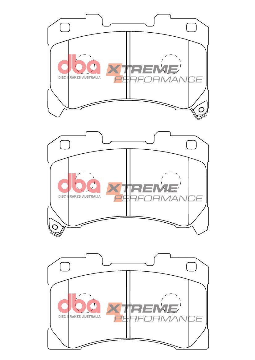 Toyota Yaris GR Front DBA Xtreme Brake Pads - Image 1