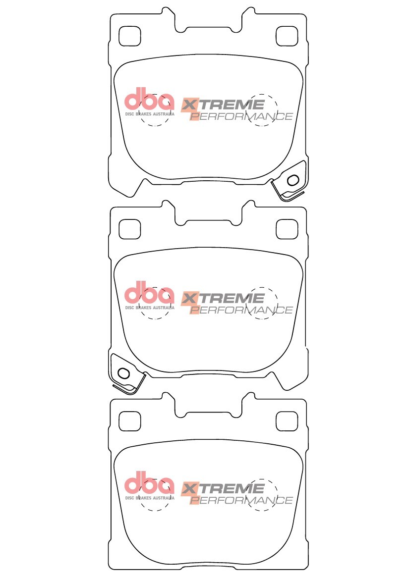Toyota Yaris GR Rear DBA Xtreme Brake Pads - Image 1