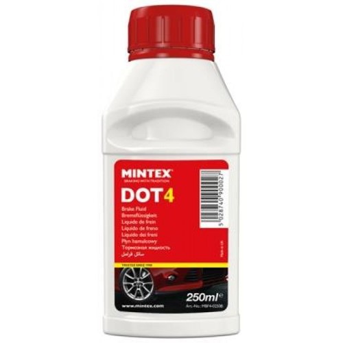 Mintex Dot 4 Brake Fluid For Cars And Motorcycles - 250Ml