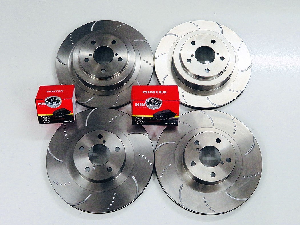 to fit Subaru Impreza WRX Turbo Brake Discs & Pads Front & Rear Stage 1 Upgrade