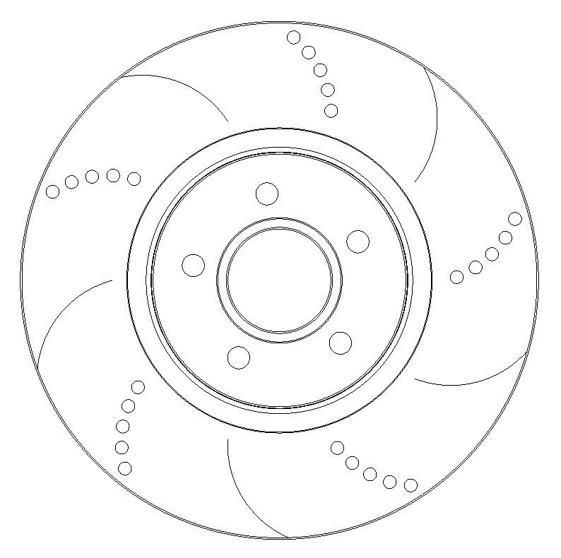 Front Rear Performance Brake Discs Mintex Pads to fit Ford Focus ST ST225 MK2 - Image 1