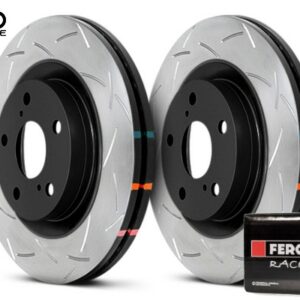 Hyundai I30N FL Front DBA Grooved Discs with Ferodo DS2500 Pads