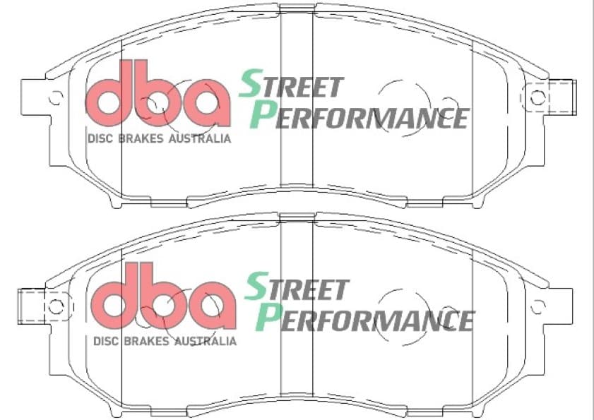 DBA Performance Street Pads for Nissan Navara D40 - Image 1