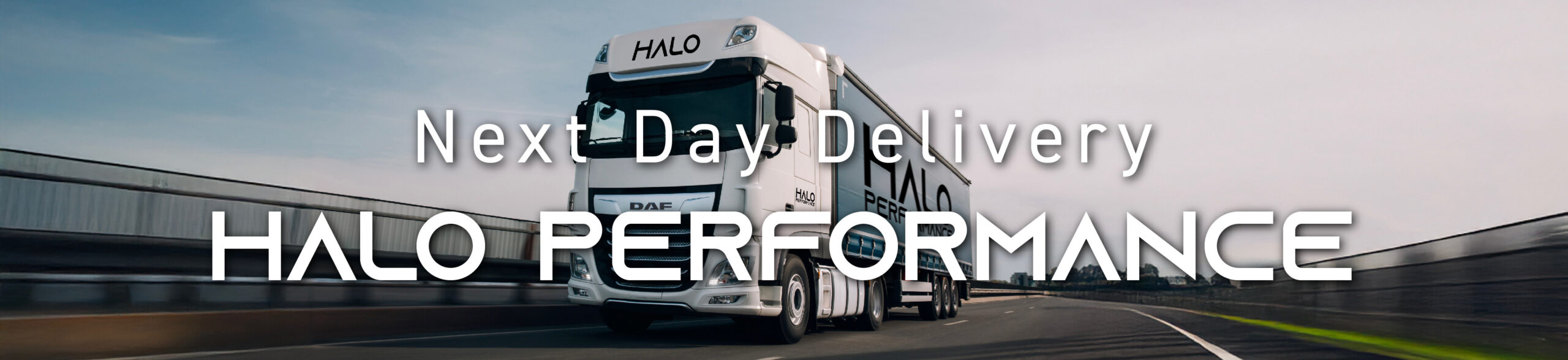 Banner Next Day Delivery HALO Next Day Delivery